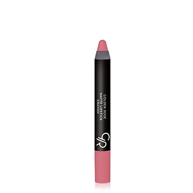 GOLDEN ROSE Matte Lipstick Crayon No12 - Κραγιόν Μεγάλης Διάρκειας 3,5g