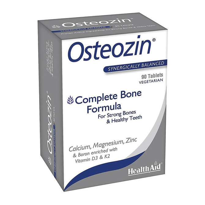HEALTH AID Osteozin Complete Bone Formula Ολοκληρωμένη Φόρμουλα για την Υγεία των Οστών 90 ταμπλέτες
