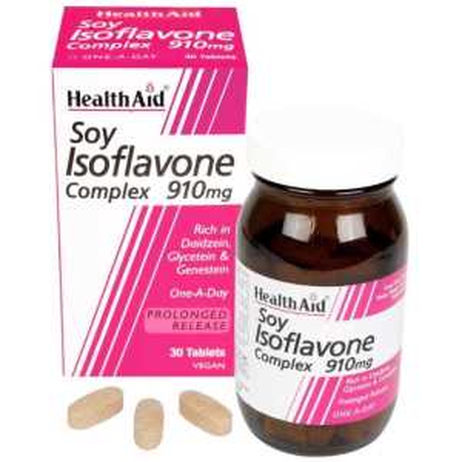 HEALTH AID Isoflavone Soy Ισοφλαβόνες για την Περίοδο της Εμμηνόπαυσης 30 ταμπλέτες