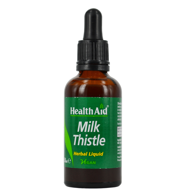 HEALTH AID Milk Thistle Υγρό Εκχύλισμα Γαϊδουράγκαθου 50ml