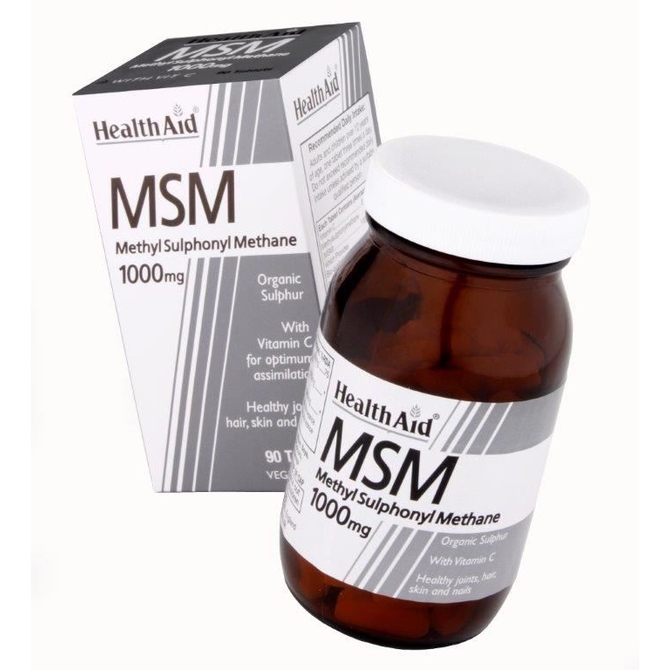 HEALTH AID MSM Για Καλή Υγεία Οστών και Αθρώσεων 90 ταμπλέτες
