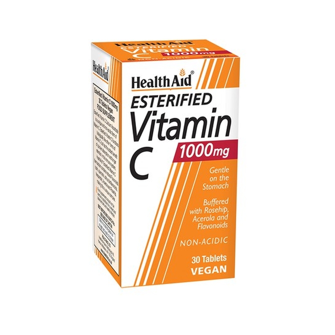 HEALTH AID Esterified Vitamin C 1000mg 30 Ταμπλέτες