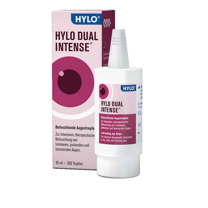 HYLO Dual Intense Λιπαντικές Οφθαλμικές Σταγόνες Με Εκτοΐνη 10ml