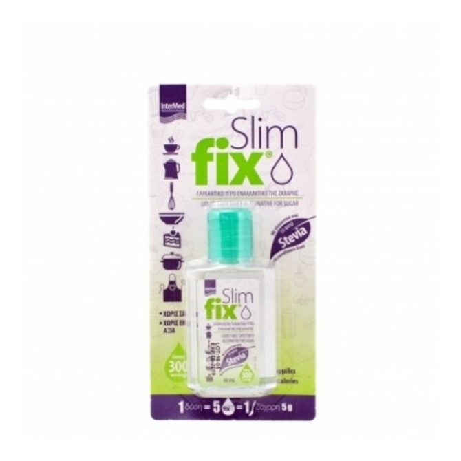 INTERMED Slim Fix Γλυκαντικό Υγρό Εναλλακτικό Της Ζάχαρης 60ml
