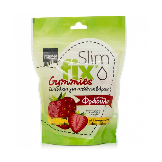INTERMED Slim Fix Gummies  Φράουλα 42 τεμάχια