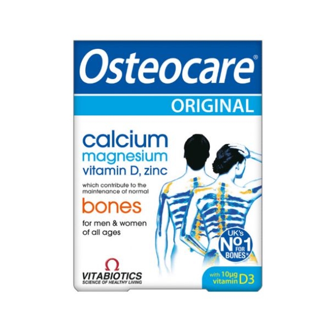 VITABIOTICS Osteocare Original Ασβέστιο, Μαγνήσιο και Βιταμίνη D 30 Ταμπλέτες