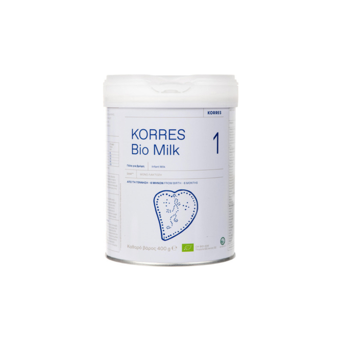 KORRES Bio Milk 1 Βιολογικό Αγελαδινό Γάλα 0-6m 400g