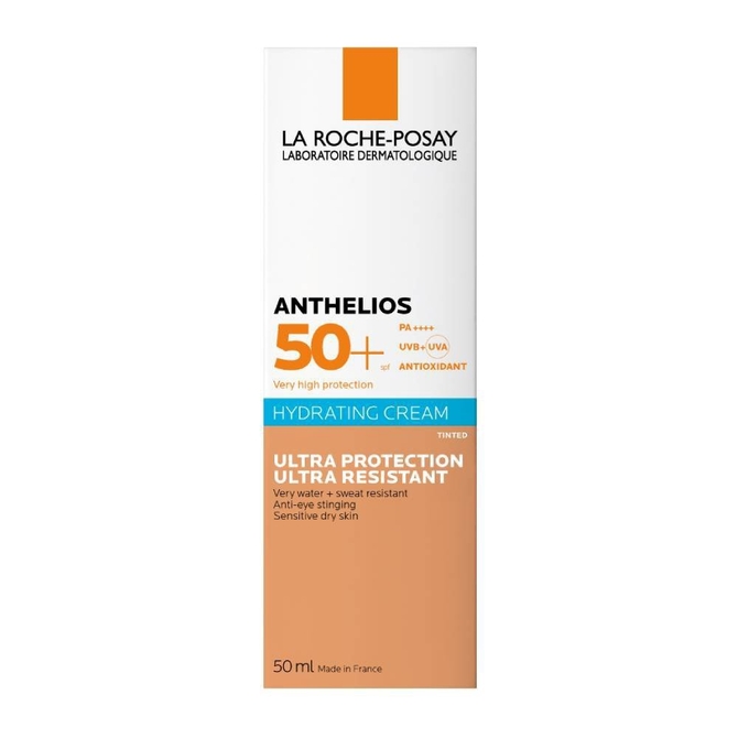 LA ROCHE POSAY Anthelios 50+  Hydrating Cream Αντηλιακό Προσώπου Με Χρώμα SPF50+  50ml