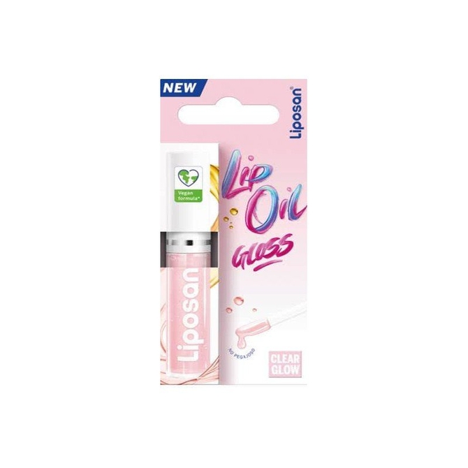 LIPOSAN Lip Oil Gloss Clear Glow Άμεσης Ενυδάτωσης 5.1gr