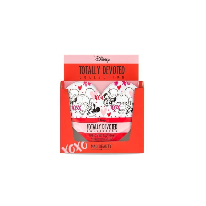 MAD BEAUTY Minnie Mickey Totally Devoted Tear & Share Face Masks