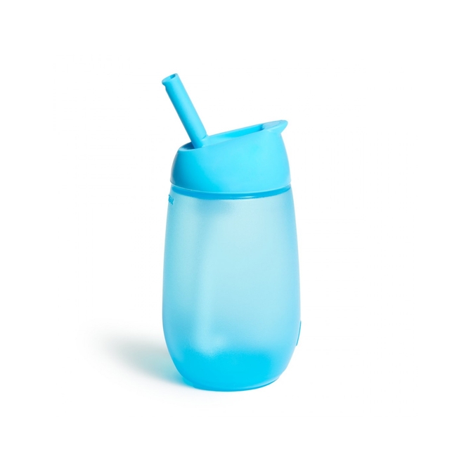 MUNCKHIN Simple Clean Straw Cup Κύπελλο Για Παιδιά Μπλε 12m+, 296ml