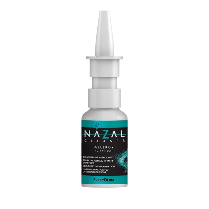 FREZYDERM Nazal Cleaner Allergy Protype Καθαρίζει Τη Ρινική Κοιλότητα & Ανακουφίζει Από Τα Συμπτώματα Της Αλλεργικής Ρινίτιδας 30ml