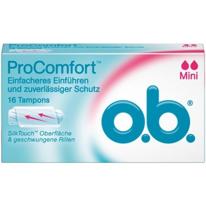 O.B. Procomfort Mini - Ταμπόν Για Μικρή Ροή 16τμχ