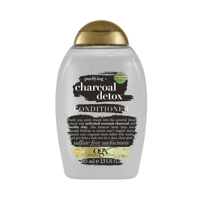 OGX Purifying & Charcoal Detox Conditioner Για Βαθύ Καθαρισμό & Αποτοξίνωση Μαλλιών 385ml