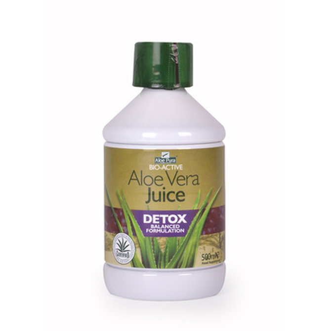 OPTIMA Aloe Vera Juice Detox Χυμός Αλόης Για Αποτοξίνωση 500ml
