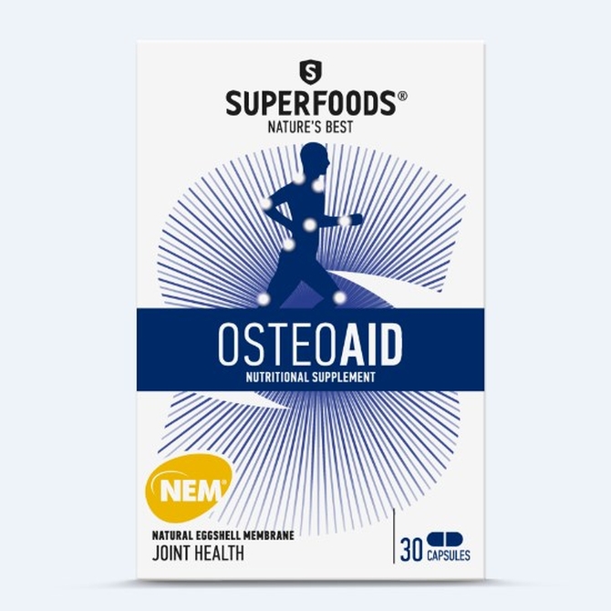 SUPERFOODS Osteoaid Για Την Ευελιξία Των Αρθρώσεων 30 κάψουλες