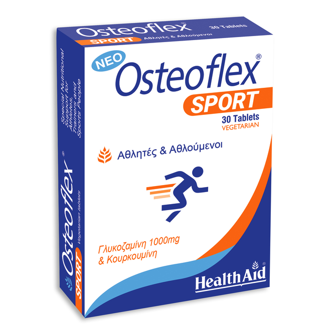 HEALTH AID Osteflex Sport για Αρθρώσεις Αθλητών & Αθλούμενων 30 Ταμπλέτες