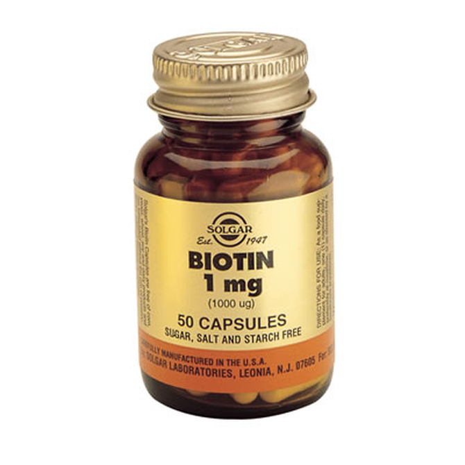 SOLGAR Biotin 1000 mg 50 δισκία