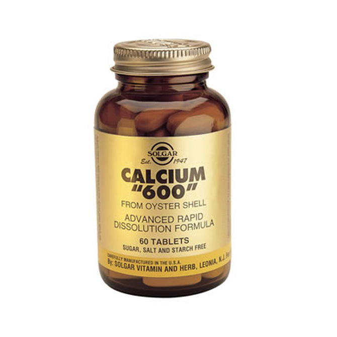 SOLGAR Calcium ''600'' 60 δισκία