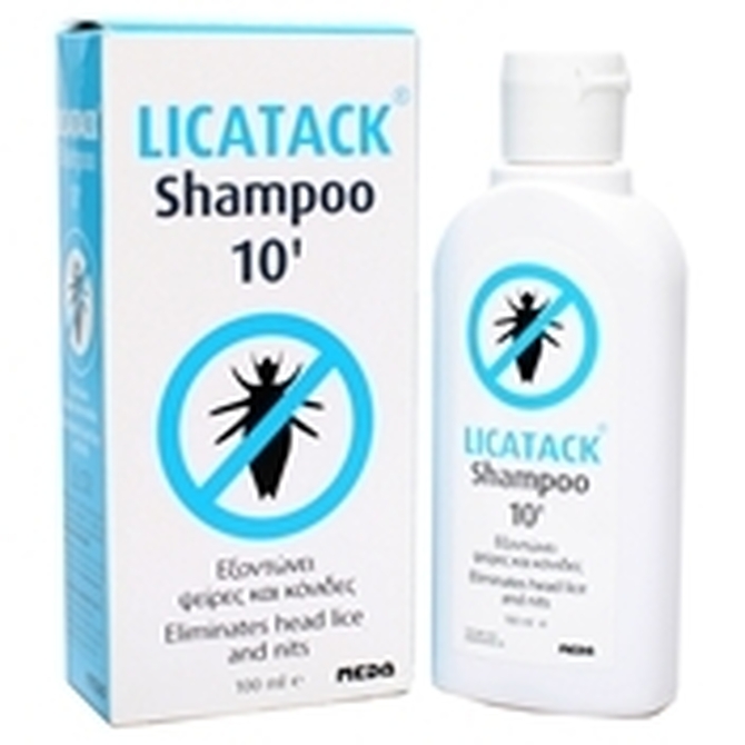 MEDA Licatack Shampoo 10' Αντιφθειρικό Σαμπουάν Που Δρα Σε 10' 100ml