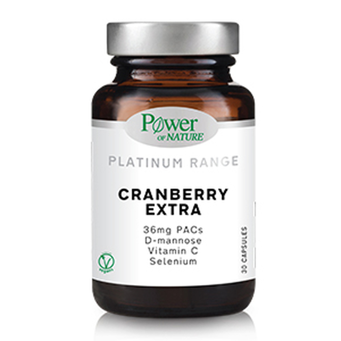 POWER HEALTH Cranberry Extra Συμπλήρωμα Διατροφής Για Το Ουροποιητικό Σύστημα 30 κάψουλες