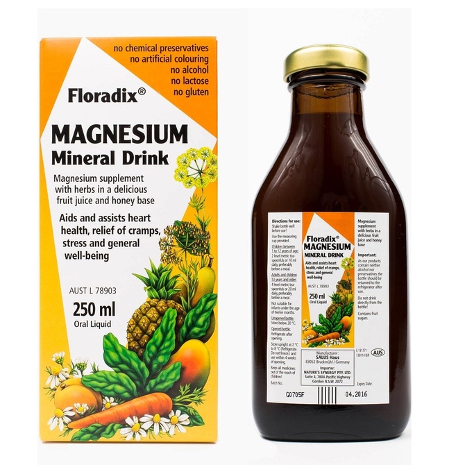 POWER HEALTH Floradix Magnesium Liquid Formula Μαγνήσιο 250ml