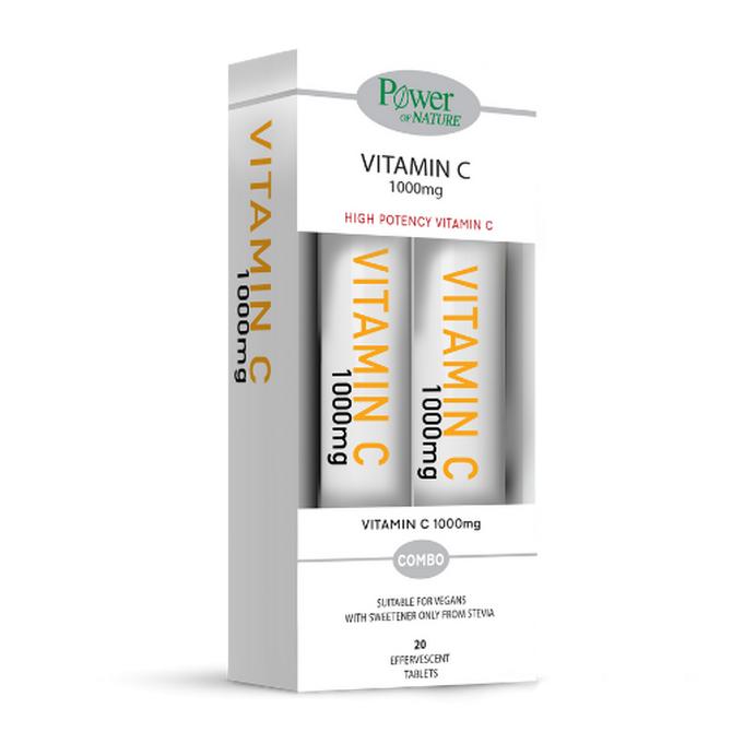 POWER HEALTH Vitamin C 1000mg 20+20 αναβράζοντα δισκία