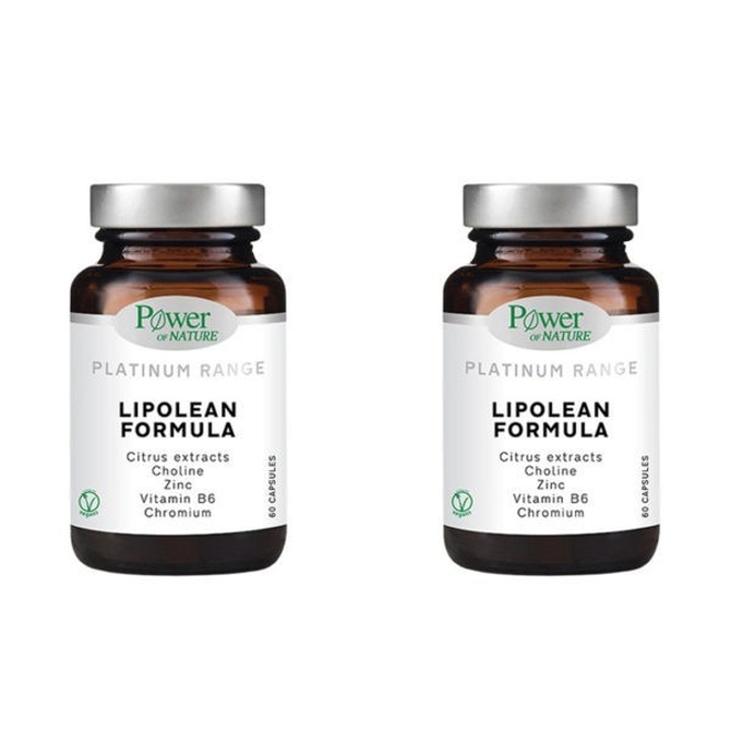 POWER HEALTH Lipolean Formula Συμπλήρωμα Διατροφής Για Φυσιολογικό Μεταβολισμό 60+60 κάψουλες