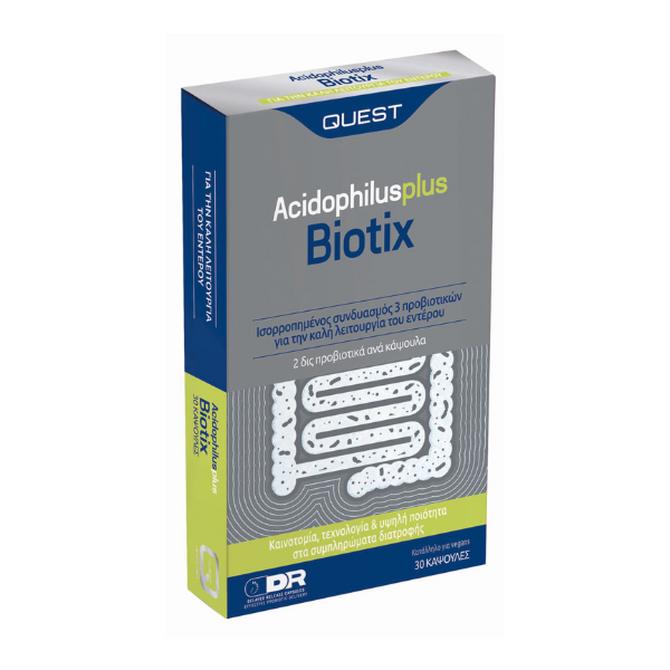 QUEST Acidophilus Plus Biotix Προβιοτικά 30 κάψουλες
