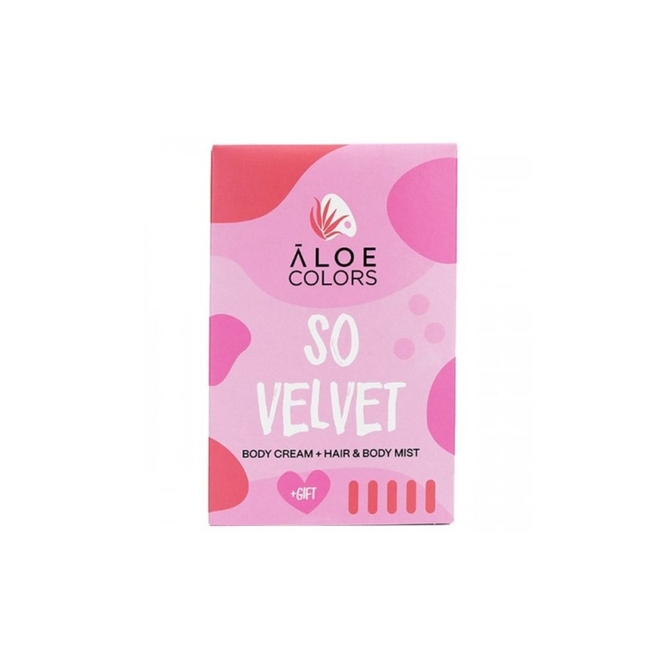 ALOE + COLORS So Velvet Κρέμα Σώματος 100ml & Hair & Body Mist 100ml