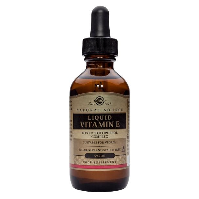 SOLGAR Natural Liquid Vitamin E Complex Βιταμίνη Ε σε Υγρή Μορφή 20000IU 59,2ml για Αντιοξειδωτική Προστασία και Ενδυνάμωση των Αγγείων