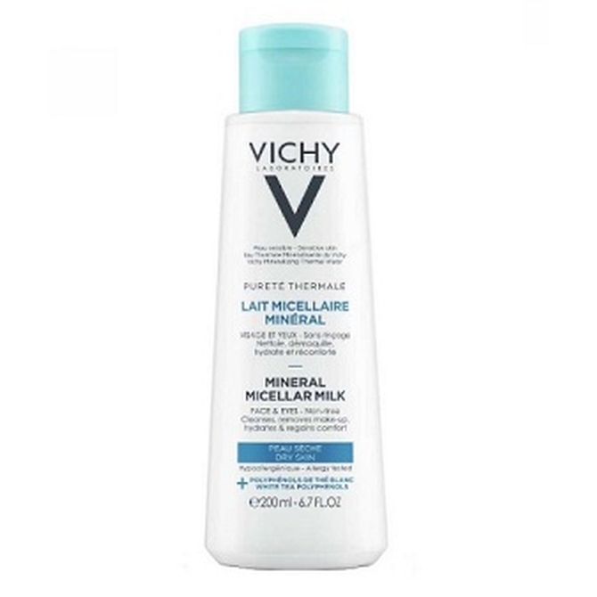 VICHY Purete Thermale Lait Micellaire Mineral Face & Eyes Γαλάκτωμα Καθαρισμού Προσώπου & Ματιών 200ml