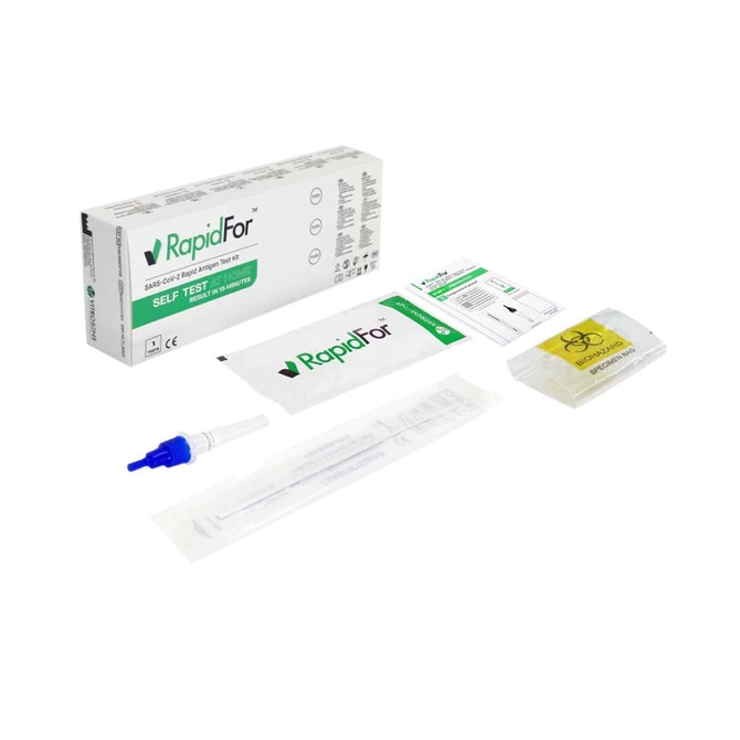 VITROSENS RapidFor SARS-CoV-2 & FLU A/B Combo Antigen Test Kit Τεστ Διπλό Για Κόβιντ & Γρίπη A/B 1 τμχ
