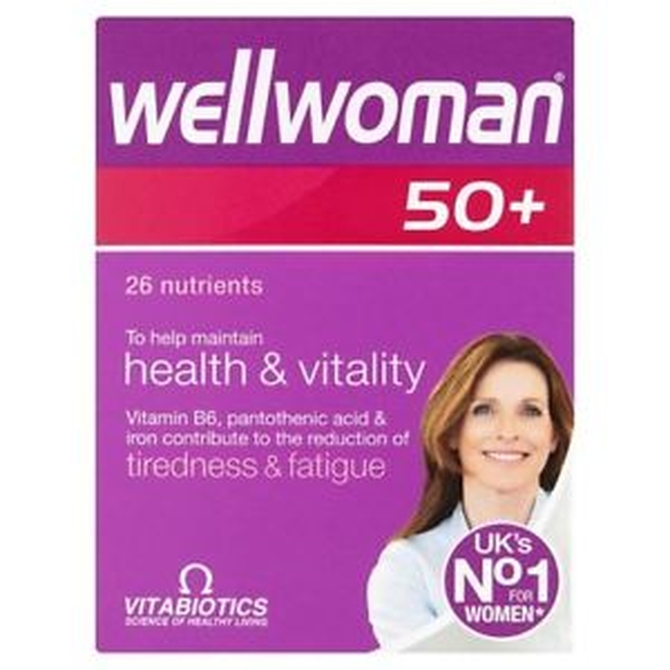 VITABIOTICS Wellwoman 50+ Συμπλήρωμα Ειδικά Σχεδιασμένη Για Γυναίκες Άνω Των 50 Ετών 30 Ταμπλέτες